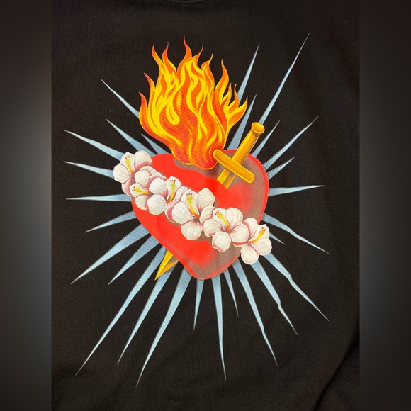 Palm Angels Sacred Heart Crewneck - Picture 4 of 6